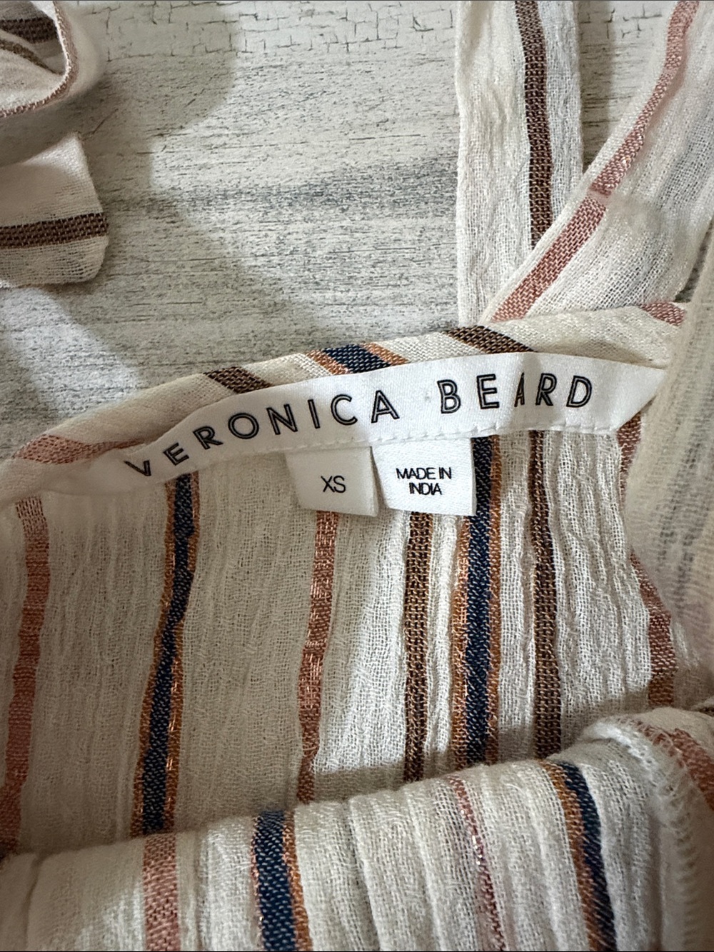 Veronica Beard Michi Dress in Natural Multi - Picture 6 of 8